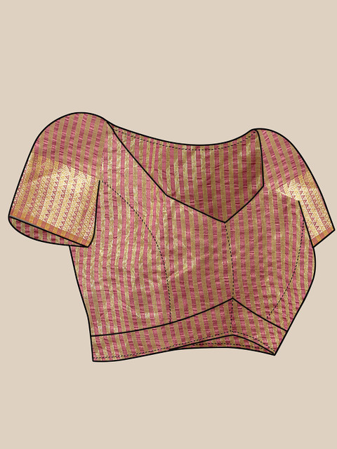 Moda Rapido Woven Design Zari Kanjeevaram Saree - Image 6