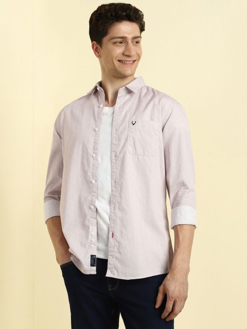 Allen Solly Men Opaque Printed Casual Shirt - Image 6