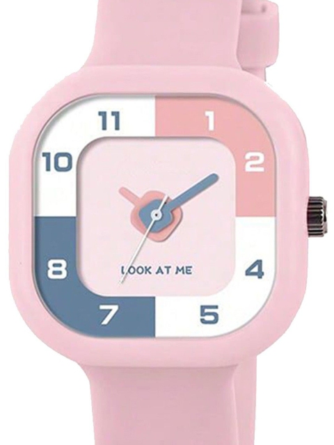 SWADESI STUFF Unisex Kids Dial & Bracelet Style Straps Analogue Watch MIN PINK 9 - Image 5