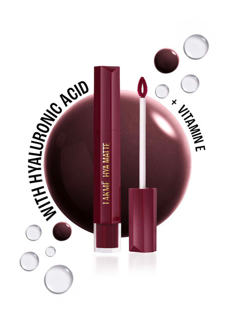 Lakme 9to5 Hya Matte Liquid Lipstick with Vitamin E 5.3ml - Powerhouse Plum H08