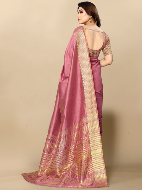Moda Rapido Woven Design Zari Kanjeevaram Saree - Image 3