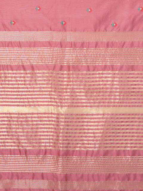 Moda Rapido Floral Embroidered Kanjeevaram Saree - Image 6