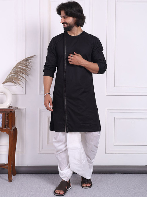 MIDAV Men Thread Work Summer Sheers Kurta