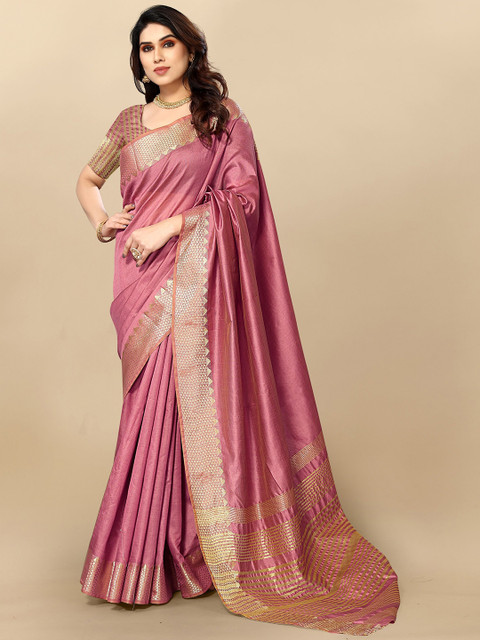 Moda Rapido Woven Design Zari Kanjeevaram Saree - Image 4