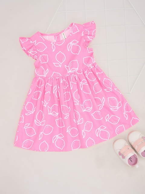 Pantaloons Baby Print Fit & Flare Dress