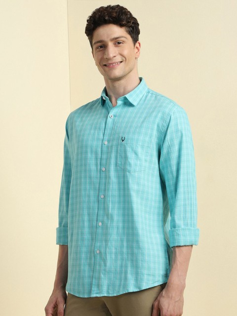 Allen Solly Men Slim Fit Checked Casual Shirt - Image 3
