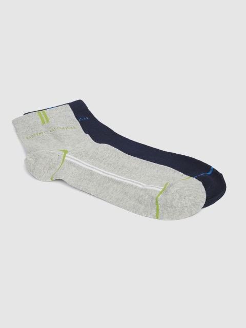 Being Human Men Pack Of 2 Striped Ankle Length Socks
