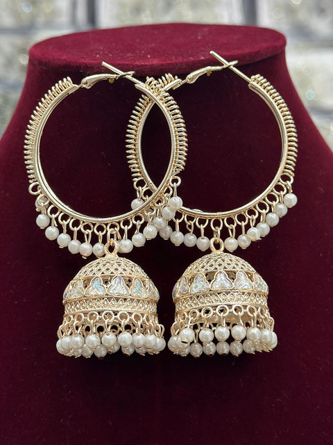 Anouk Contemporary Jhumkas Earrings