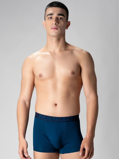 Maniac Cotton Mid Rise Trunks MN24-COTN-PETROL-TRUNKS-S