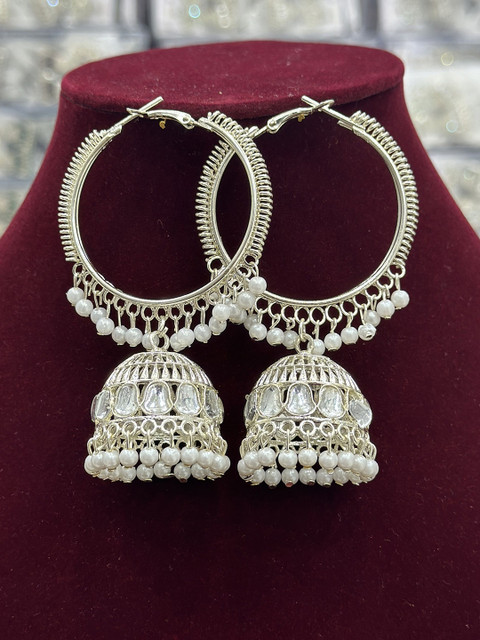 Anouk Contemporary Jhumkas Earrings
