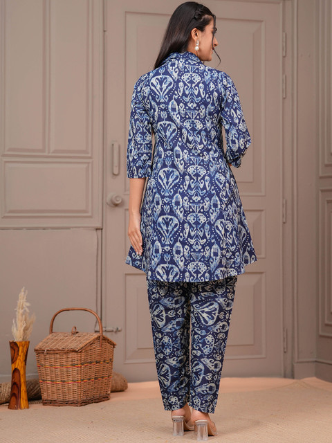 Nayo Women Printed 2 Piece Cotton Co Ord Set - Image 5