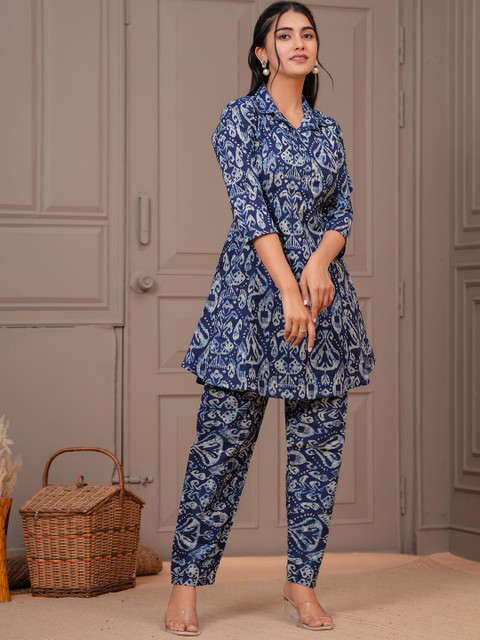 Nayo Women Printed 2 Piece Cotton Co Ord Set - Image 6