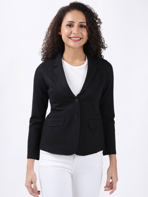 Bonnaty Notched Lapel Single-Breasted Blazer