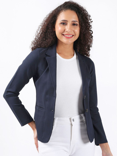 Bonnaty Notched Lapel Single-Breasted Blazer