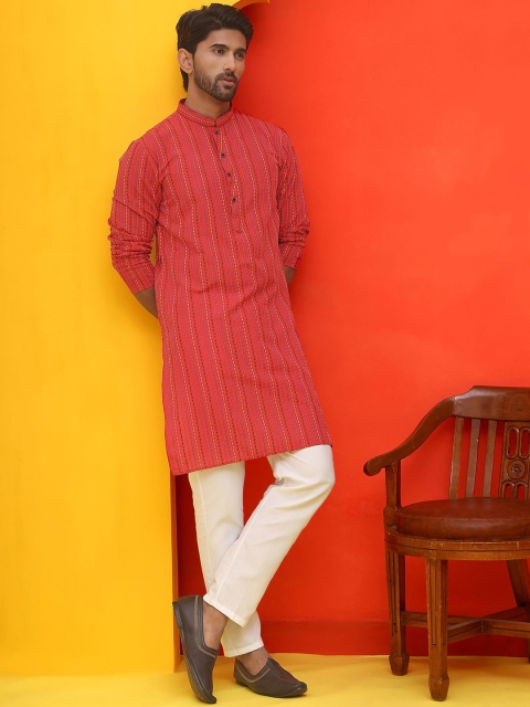 Anouk Rustic Men Regular Kurta with Pyjamas