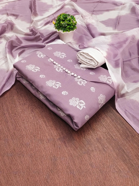 SHADOW & SAINING Printed Unstitched Dress Material