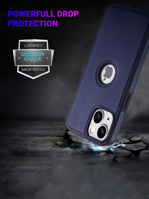 LIRAMARK Solid Printed iPhone 14 Plus Back Case Mobile Accessories - Image 2