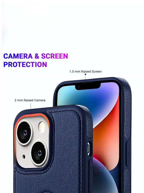 LIRAMARK Solid Printed iPhone 14 Plus Back Case Mobile Accessories - Image 3