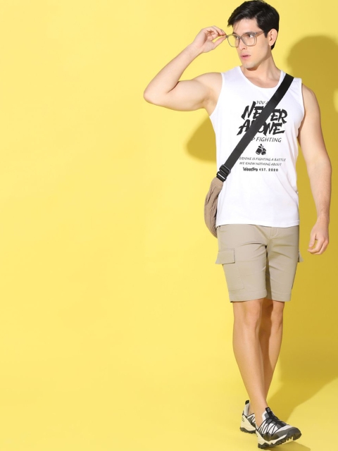 WOOSTRO Printed Gym Innerwear Vest VWS26 ALONE WHITE - Image 6
