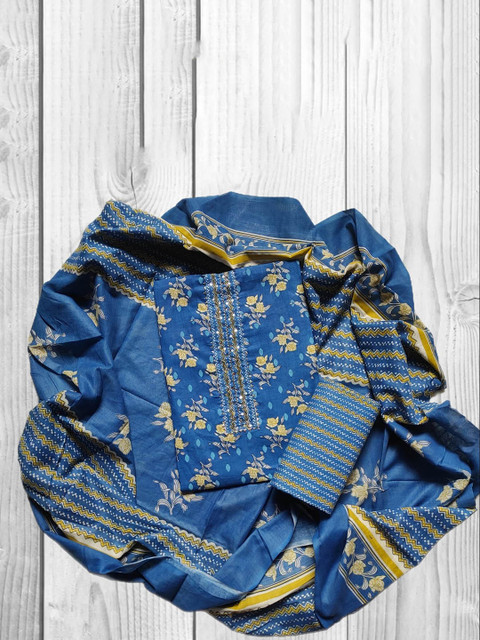 GC 80 BY GAURI COLLECTION Printed Pure Cotton Unstitched Dress Material