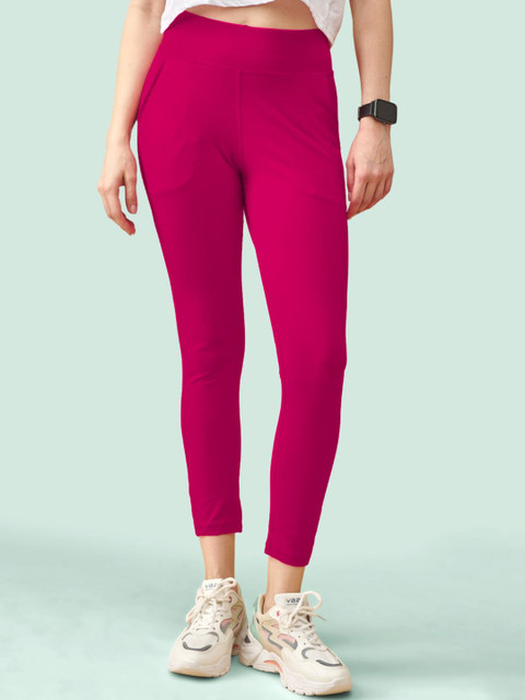 LYRA High Waist 4-Way Stretch Ankle Length Tights