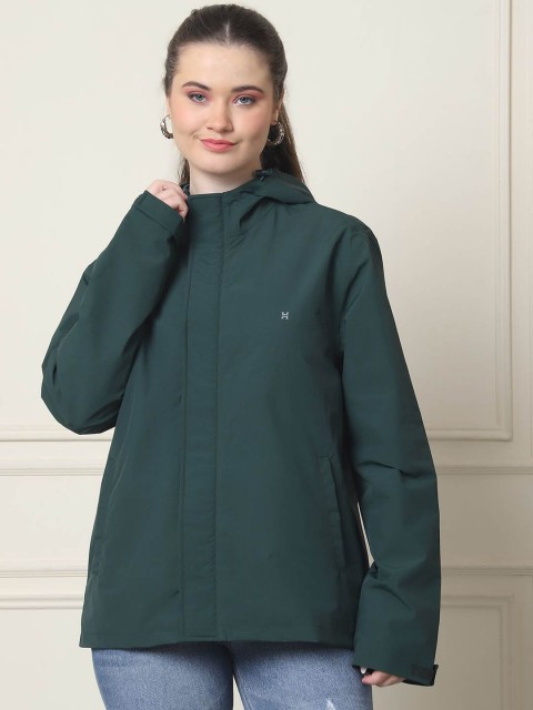 HOUSE OF VEDAS Waterproof Hooded Rain Jacket