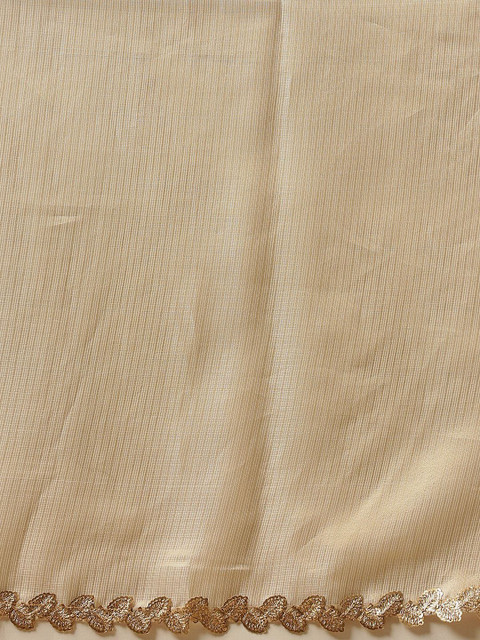 Silk Land Gotta Patti Silk Cotton Muga Saree - Image 6