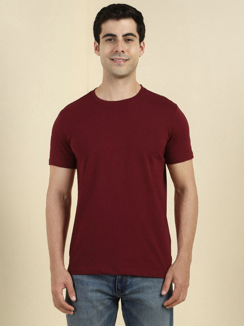 Allen Solly Men Applique Slim Fit T-shirt