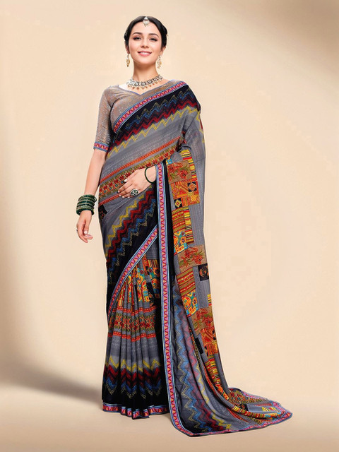 Anouk Rustic Poly Georgette Saree