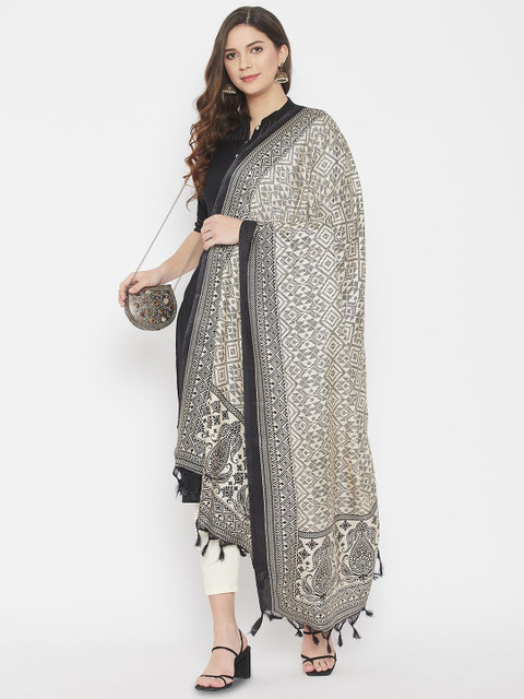 Clora Creation Ethnic Motifs Printed Dupatta - Image 5