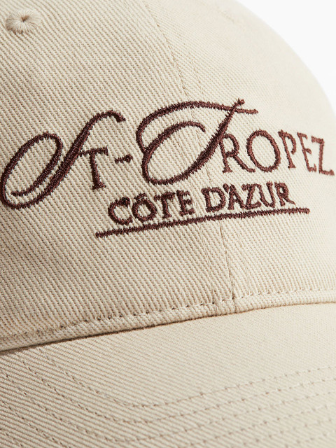 H&M Embroidered-Motif Twill Cap - Image 3