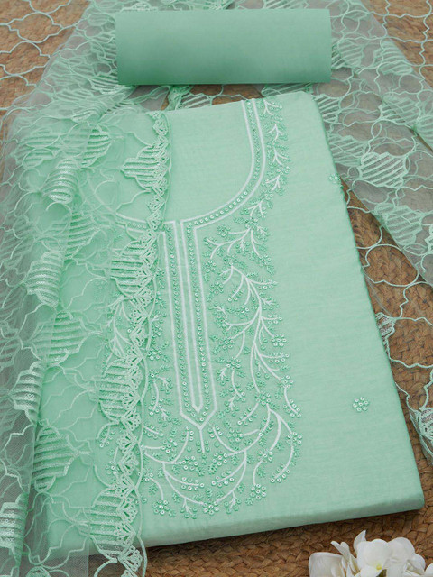 Soch Floral Embroidered Sequinned Unstitched Dress Material