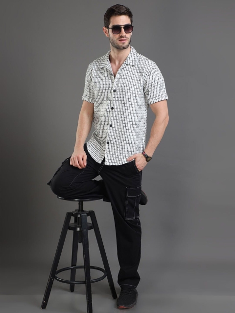 The Cloth Crow Men Comfort Slim Fit Checked Casual Shirt - Image 5