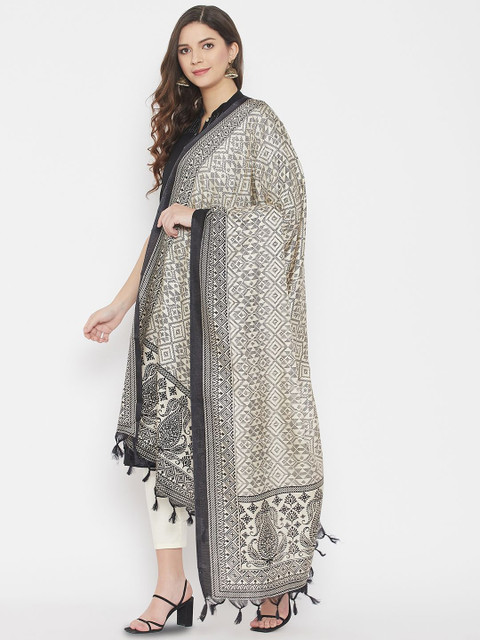 Clora Creation Ethnic Motifs Printed Dupatta - Image 3