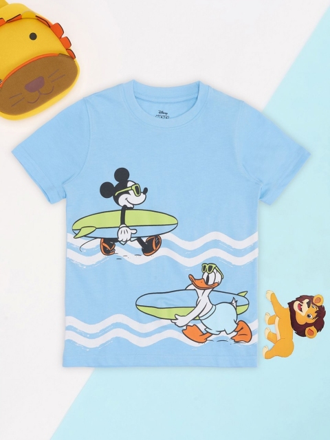 Pantaloons Junior Boys Printed Applique T-shirt