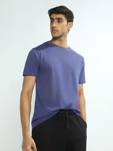 NOBERO Men Solid Cotton T-shirt