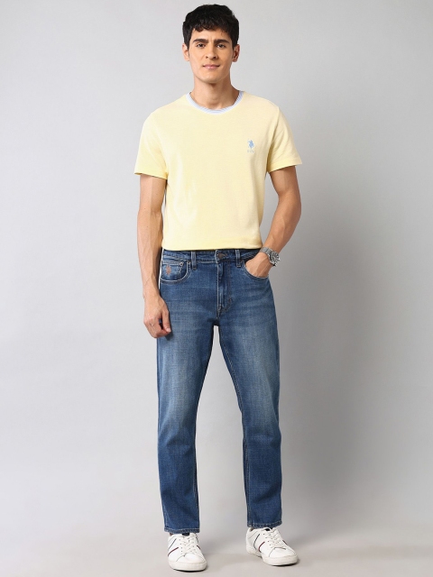 U.S. Polo Assn. Denim Co. Men Classic Regular Fit Mid-Rise Light Fade Jeans - Image 5