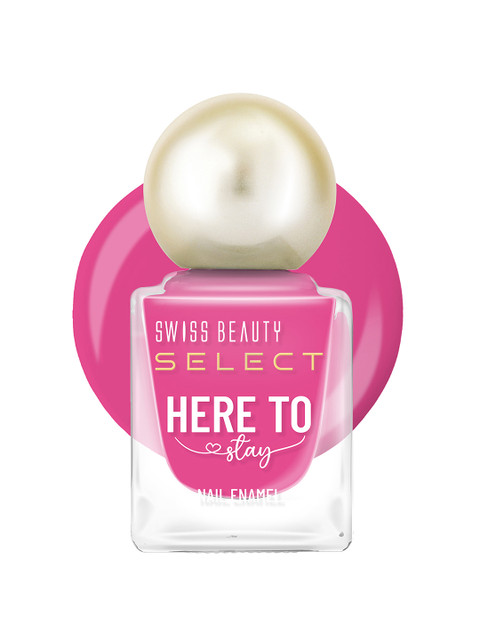SWISS BEAUTY Select Here to Stay Long Lasting Nail Enamel 12 ml - Wild Pink 08