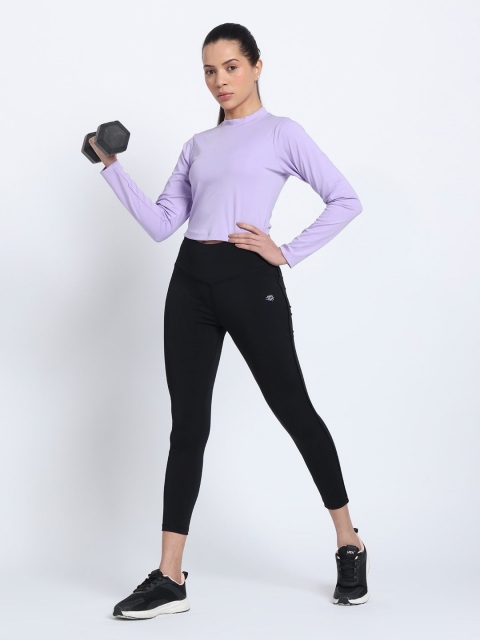 CLOTHWIK COLLECTION Women Solid Round Neck T-shirt - Image 7