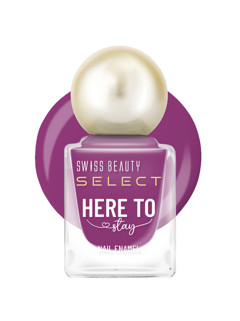 SWISS BEAUTY Here To Stay Waterproof Nail Enamel 12ml - Winter Magenta 16