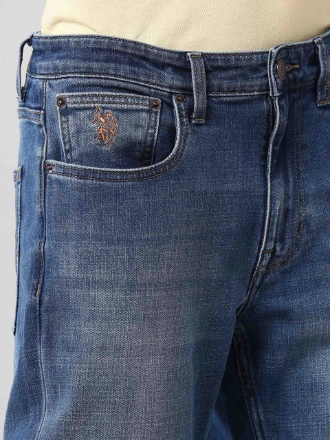 U.S. Polo Assn. Denim Co. Men Classic Regular Fit Mid-Rise Light Fade Jeans - Image 6
