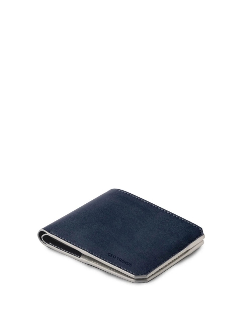 GEO TRENDS Men Leather Two Fold Wallet