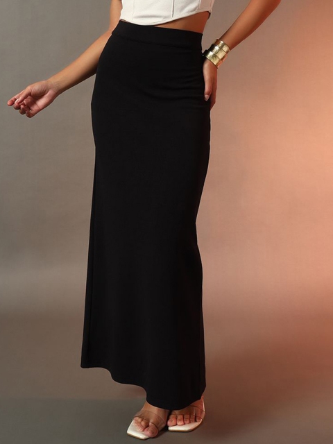 CORSICA Straight Fit Slit Maxi Skirt