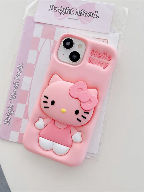 CASE CREATION Cartoon Characters Printed iPhone 14 Plus Bumper Case Mobile Accessories