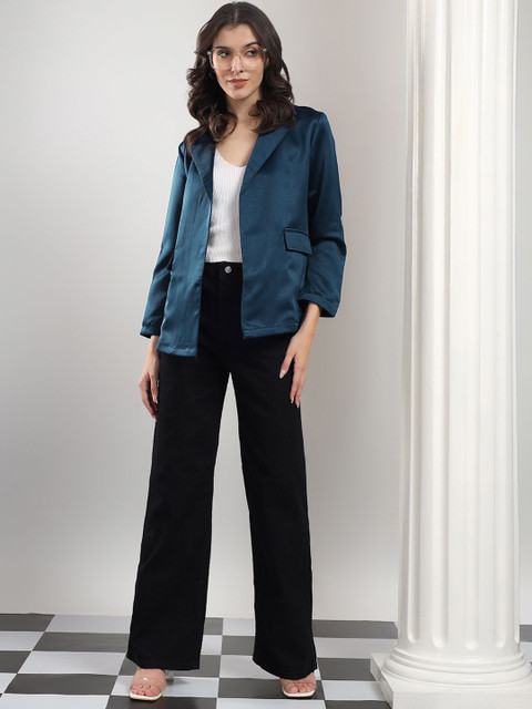 Kotty Notched Lapel Front Open Blazer - Image 5