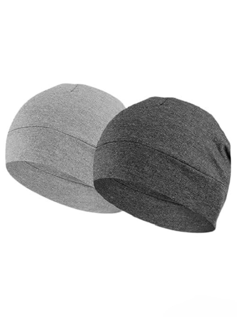 PAROPKAR Men Set Of 2 Cotton Cap Beanie