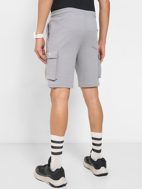 Ajile by Pantaloons Men Regular Fit Mid-Rise Cotton Cargo Shorts - Image 3