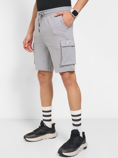 Ajile by Pantaloons Men Regular Fit Mid-Rise Cotton Cargo Shorts - Image 2