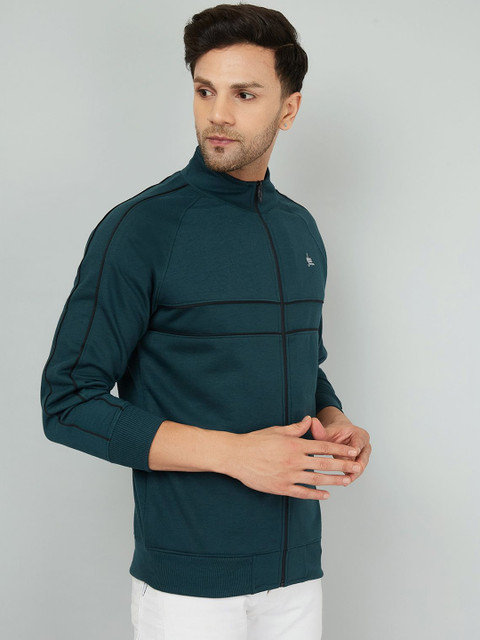 YHA Men Striped Fleece Lightweight Running Sporty Jacket - Image 3