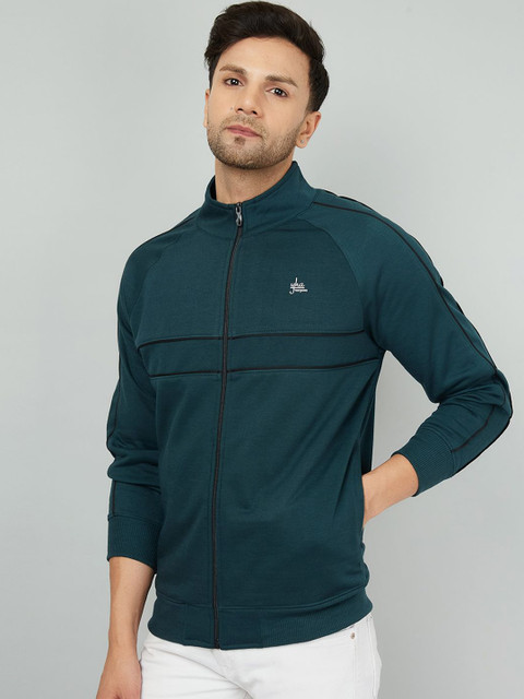 YHA Men Striped Fleece Lightweight Running Sporty Jacket - Image 4